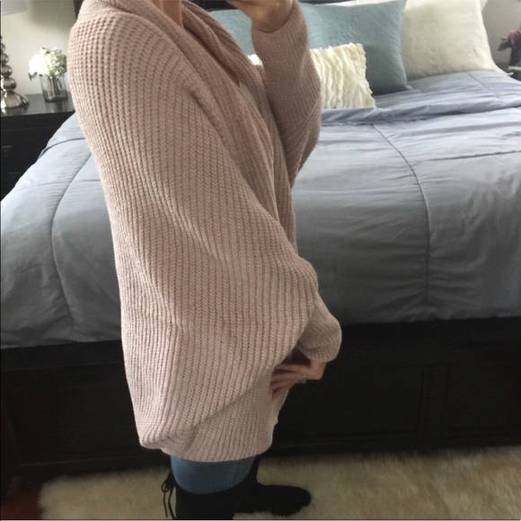 SOLD OUT - Dusty Pink Dolman Chenille - Picture 3 of 8